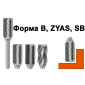 Цилиндрические с торцевыми зубьями - B, ZYAS, SB